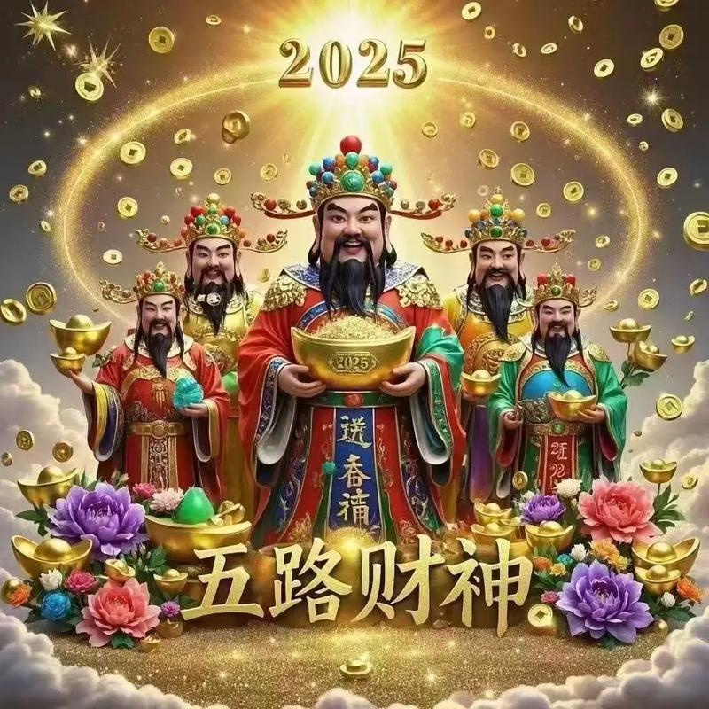 一赐福,二赐财,赐来金银抱